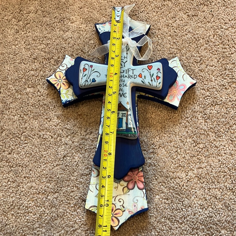 Inspirational Cross Wall Hanging Christian - Picture 3 of 11